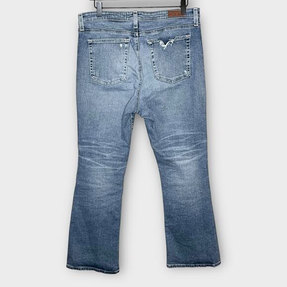 AG Adriano Goldschmied Jeans Jodi Crop High-Rise Slim Flare Size 31 - Picture 3 of 9